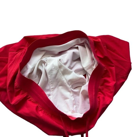Lululemon Mens Train To Beach Shorts 8” Red L Athletic Running Gym Lined Pockets - Picture 5 of 10
